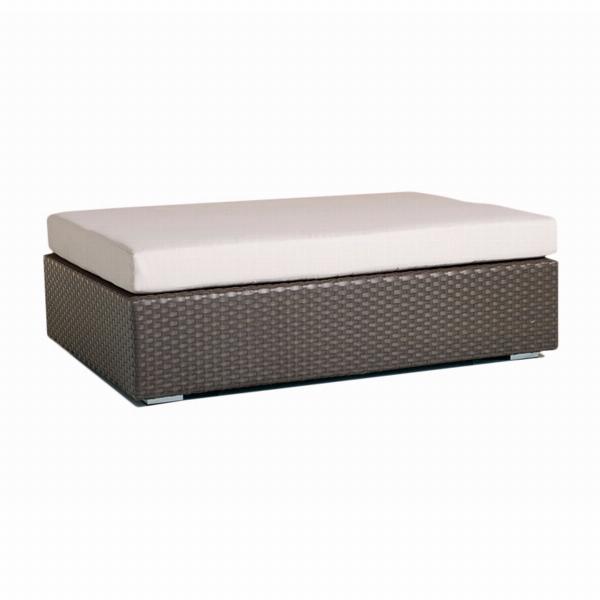 Rattanlounge - Footstool (groß)