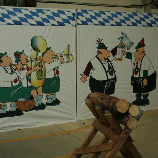 Dekowände Oktoberfest-Motiv